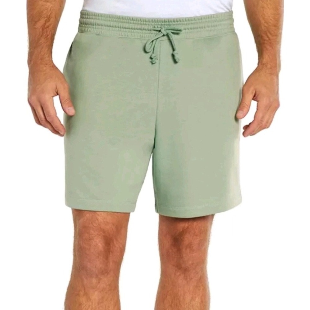 Gap Men's Pockets Drawcord Ties‎ French Terry Knit Short 7" Inseam Green XXL NWT